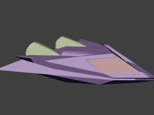 3D Spaceship model Model 3D