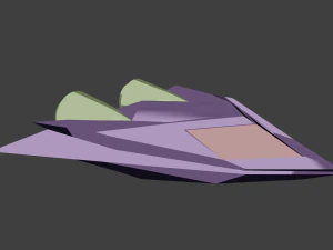 3D Spaceship model 3D Model