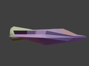 3D Spaceship model 3D Model