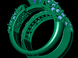 solitaire ring 3D Model