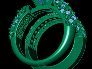 solitaire ring 3D Model