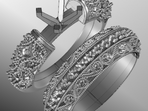 solitaire ring 3D Model