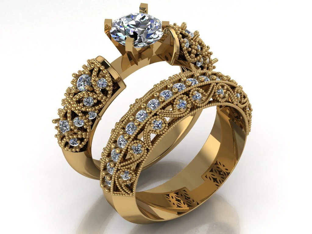 solitaire ring 3D Model .c4d .max .obj .3ds .fbx .stl .blend 