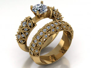 pierścień pasjansa Model 3D