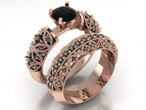 solitaire ring 3D Model