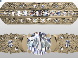 solitaire ring 3D Model