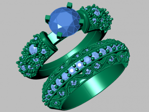 solitaire ring 3D Model
