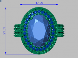 classic women ring 3D मॉडल