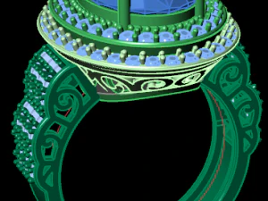 classic women ring 3D Model
