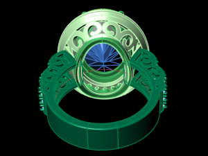 classic women ring 3D मॉडल
