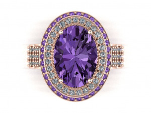 classic women ring 3D मॉडल