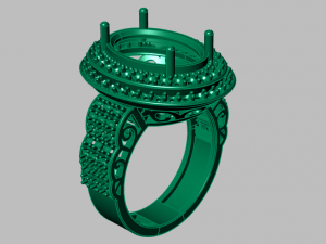 classic women ring 3D मॉडल