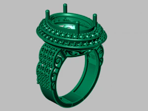 classic women ring 3D Model