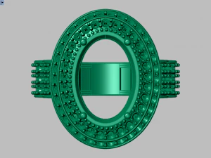 classic women ring 3D Model