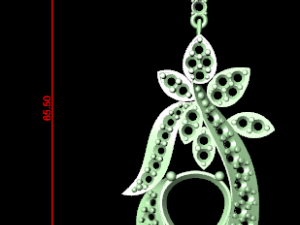 womens pendant 3D Model