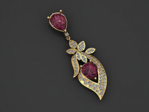 womens pendant 3D Model