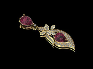 womens pendant 3D Model