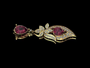 womens pendant 3D Model