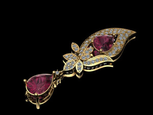 womens pendant 3D Model