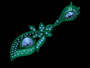 womens pendant 3D Model