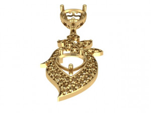 womens pendant 3D Model