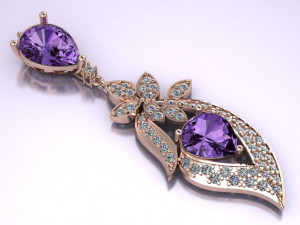 womens pendant 3D Model
