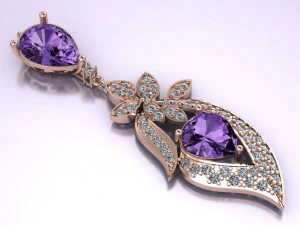 womens pendant 3D Model