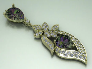 womens pendant 3D Model