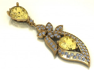 womens pendant 3D Model
