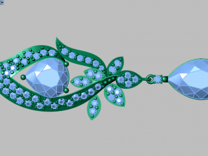 womens pendant 3D Model