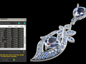 womens pendant 3D Model