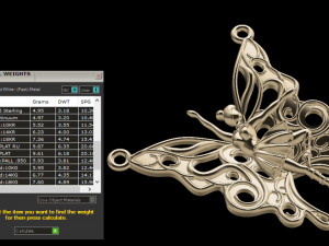 ballet pendant 3D Model