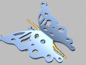 ballet pendant 3D Model