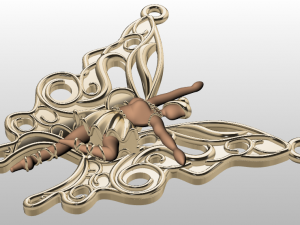 ballet pendant 3D Model