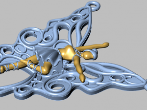 ballet pendant 3D Model