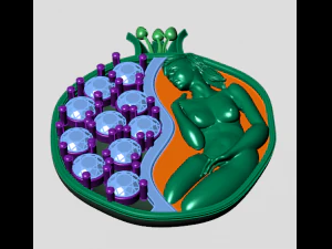 pomegranate pendant 3D Model