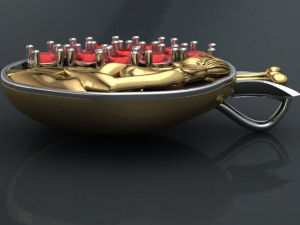 pomegranate pendant 3D Model