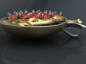 pomegranate pendant 3D Model