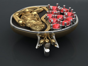 pomegranate pendant 3D Model