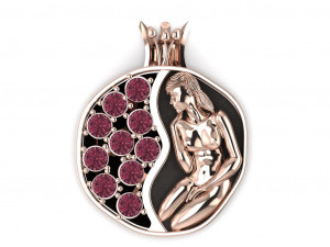 pomegranate pendant 3D Model