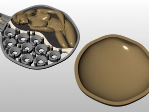 pomegranate pendant 3D Model