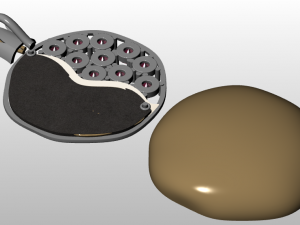pomegranate pendant 3D Model
