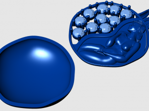 pomegranate pendant 3D Model