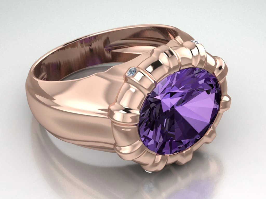 classic ring 3D Model .c4d .max .obj .3ds .fbx .stl .blend 