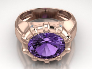 classic ring Modelo 3D