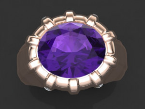 classic ring Modelo 3D