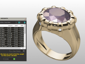 classic ring Modelo 3D