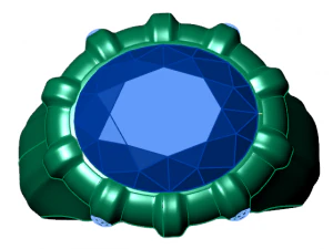 classic ring 3D Model