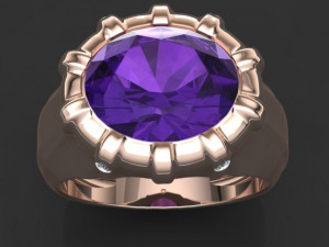 classic ring Modelo 3D