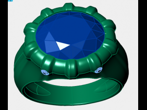 classic ring Modelo 3D
